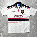 【正規品1997-1999 UMBRO Manchester United Away Shirt #9】
