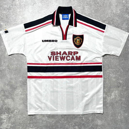 【正規品1997-1999 UMBRO Manchester United Away Shirt #9】