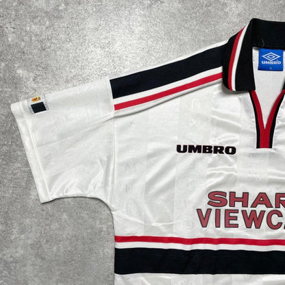 【正規品1997-1999 UMBRO Manchester United Away Shirt #9】