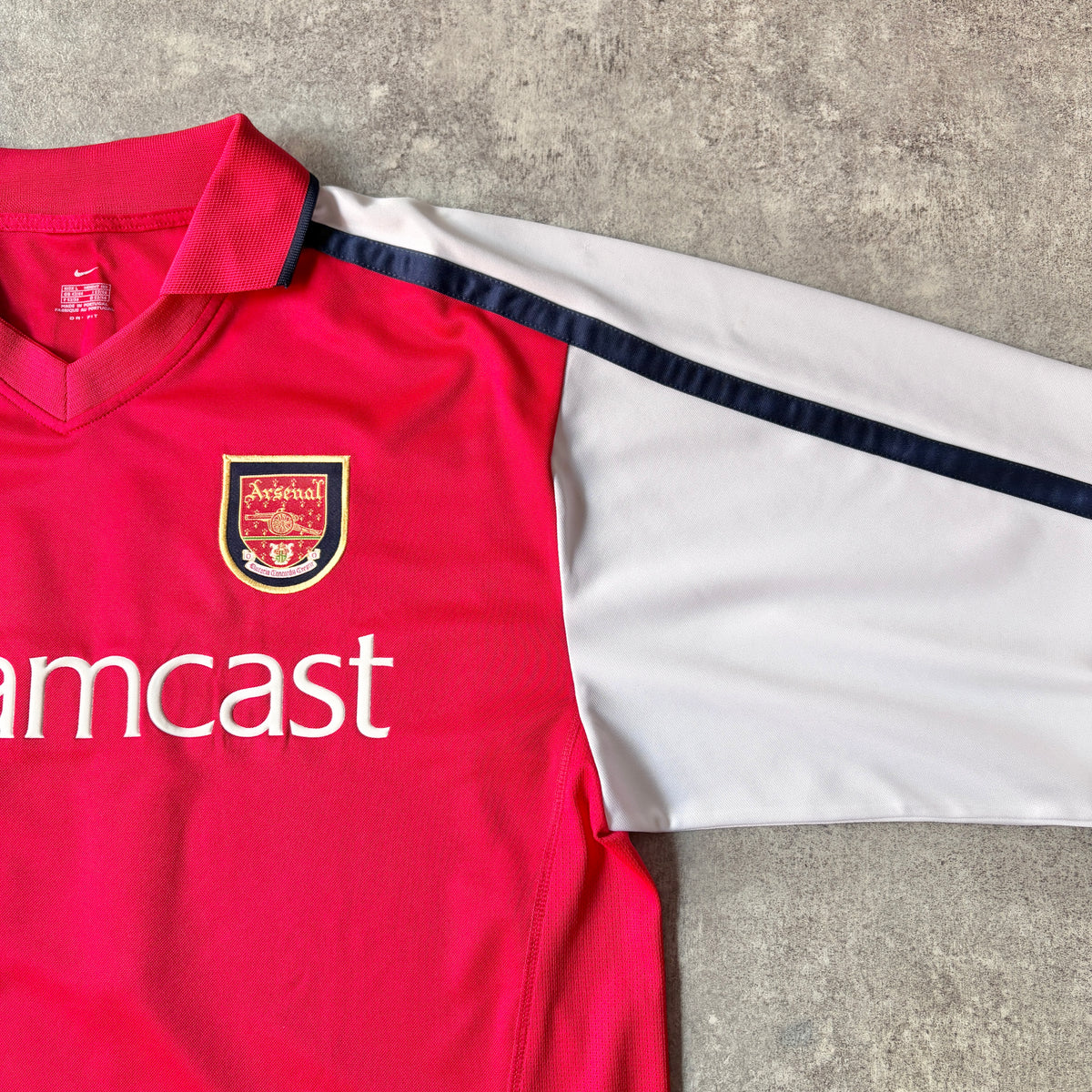 【正規選手支給品2000-2001 NIKE Arsenal home L/S MALZ #19】