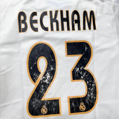 【正規品2003-2004 adidas Real Madrid home Beckham #23】