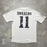 【正規品2002-2003 adidas Real Madrid home 100th Ronaldo #11】