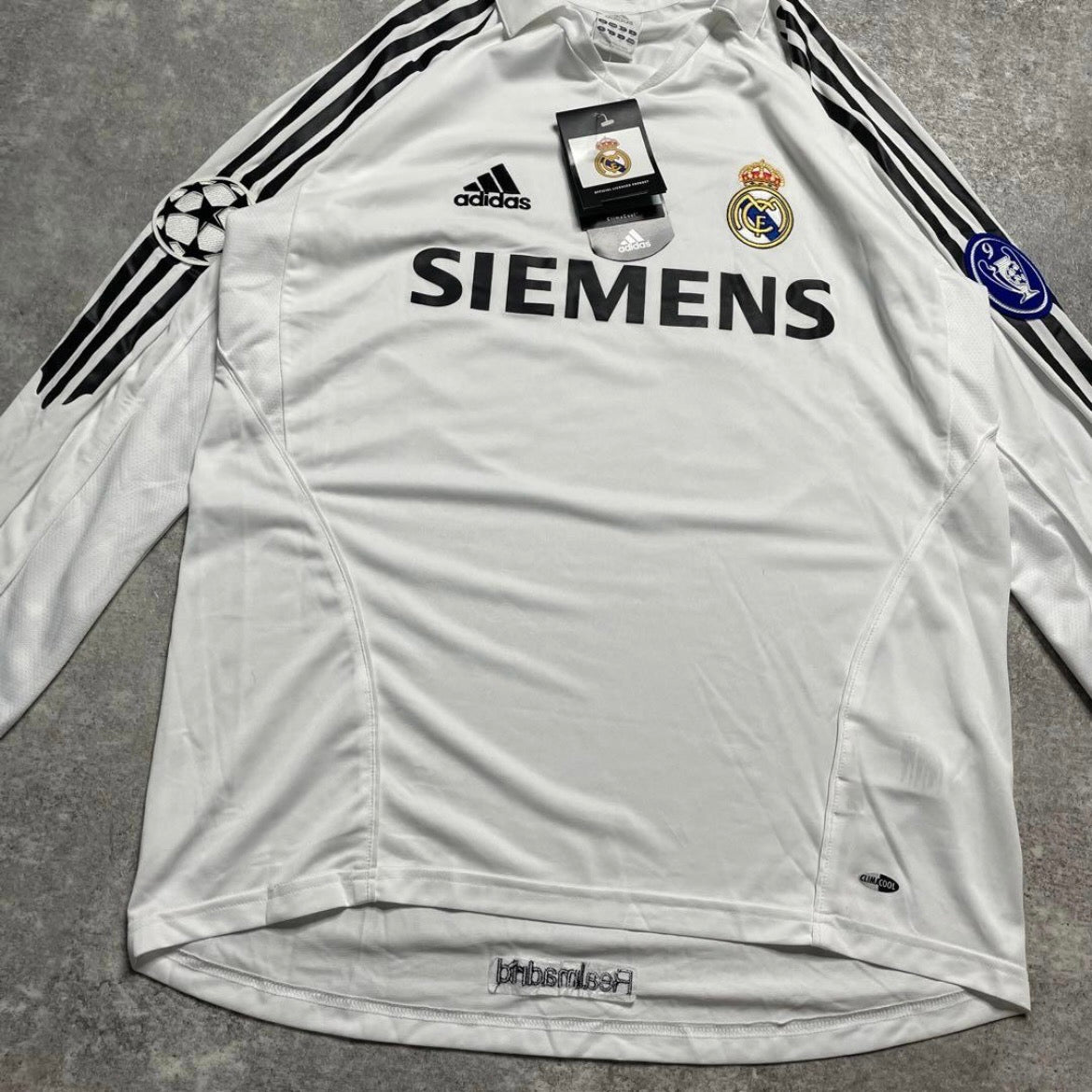 【BNWT正規品2005-2006 adidas Real Madrid home L/S ROBINHO #10】