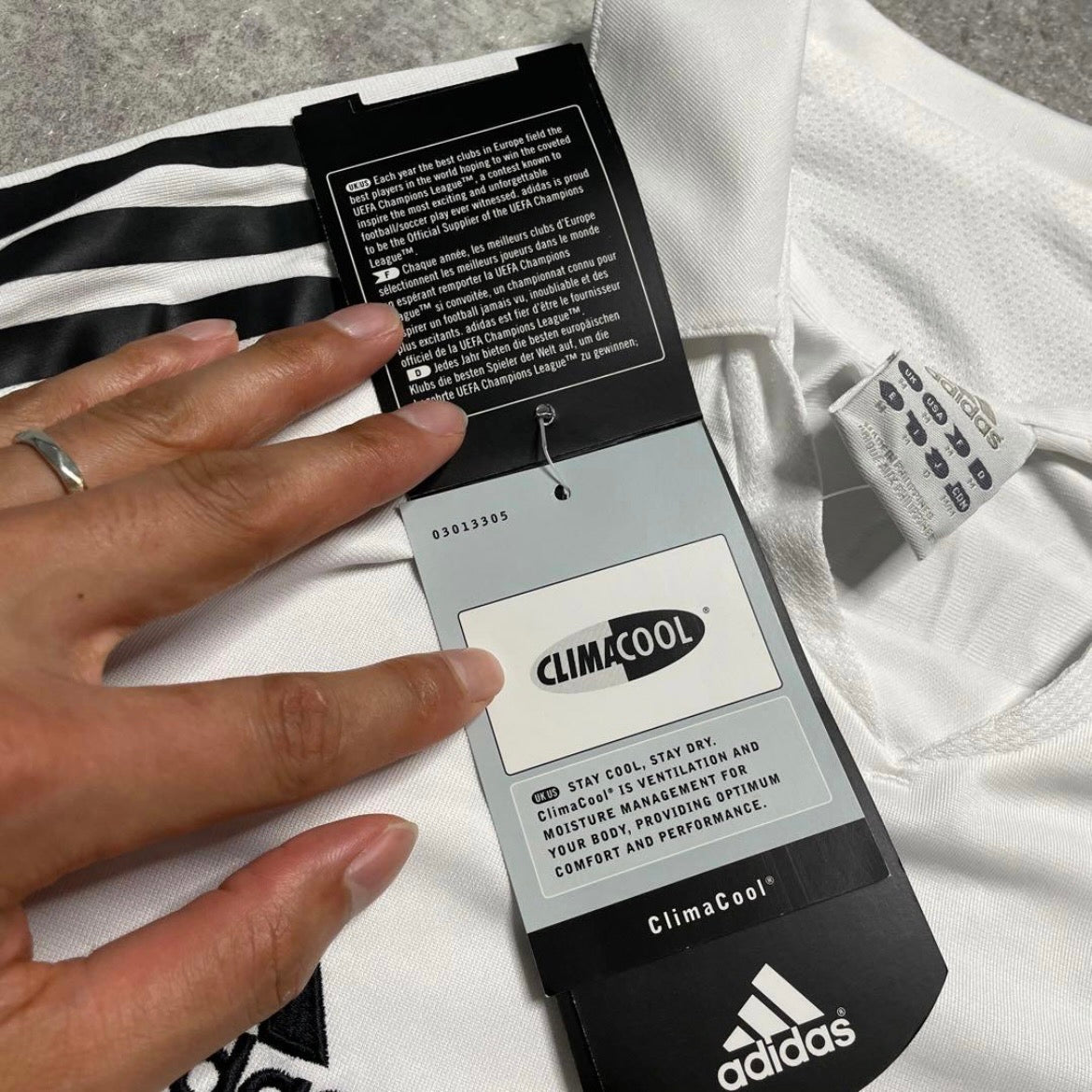 【BNWT正規品2005-2006 adidas Real Madrid home L/S ROBINHO #10】