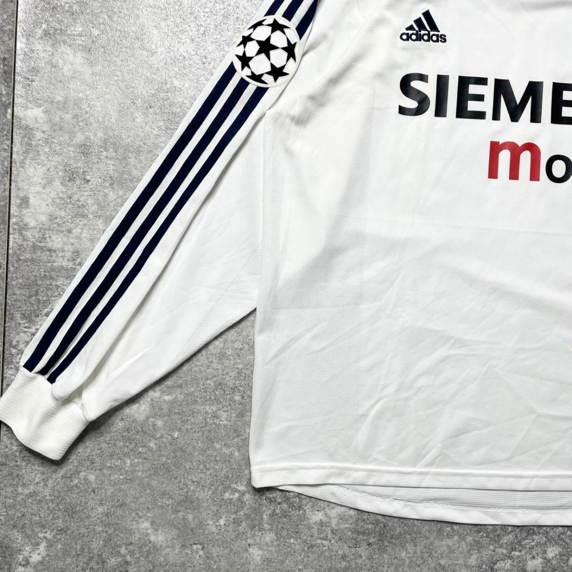 【正規品2002-2003 adidas Real  Madrid Home UCL L/S RONALDO #11】