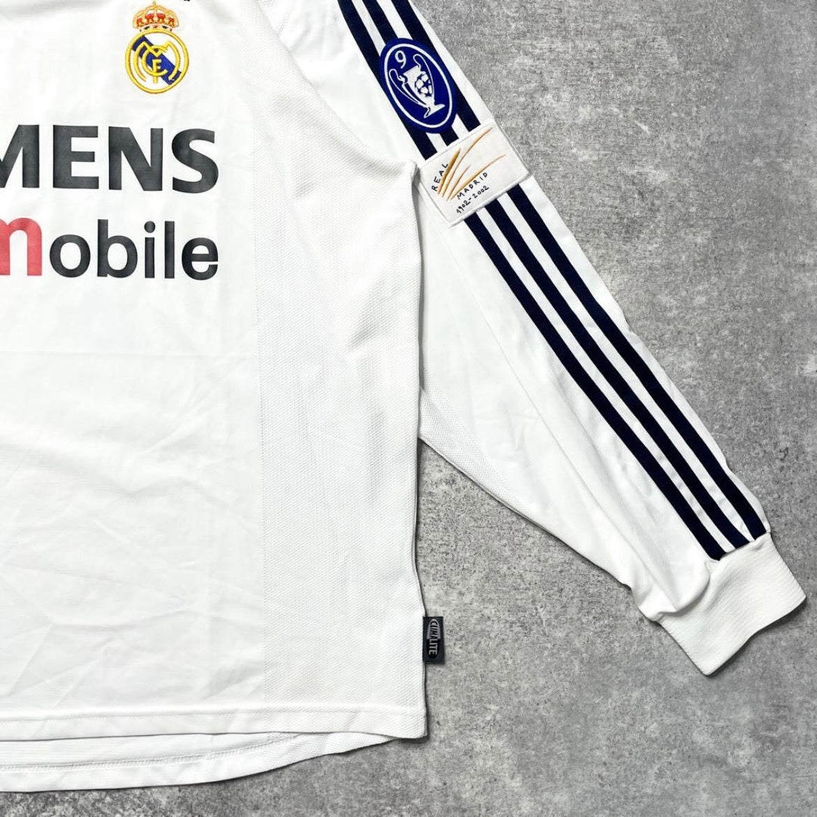 【正規品2002-2003 adidas Real  Madrid Home UCL L/S RONALDO #11】