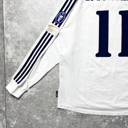 【正規品2002-2003 adidas Real  Madrid Home UCL L/S RONALDO #11】