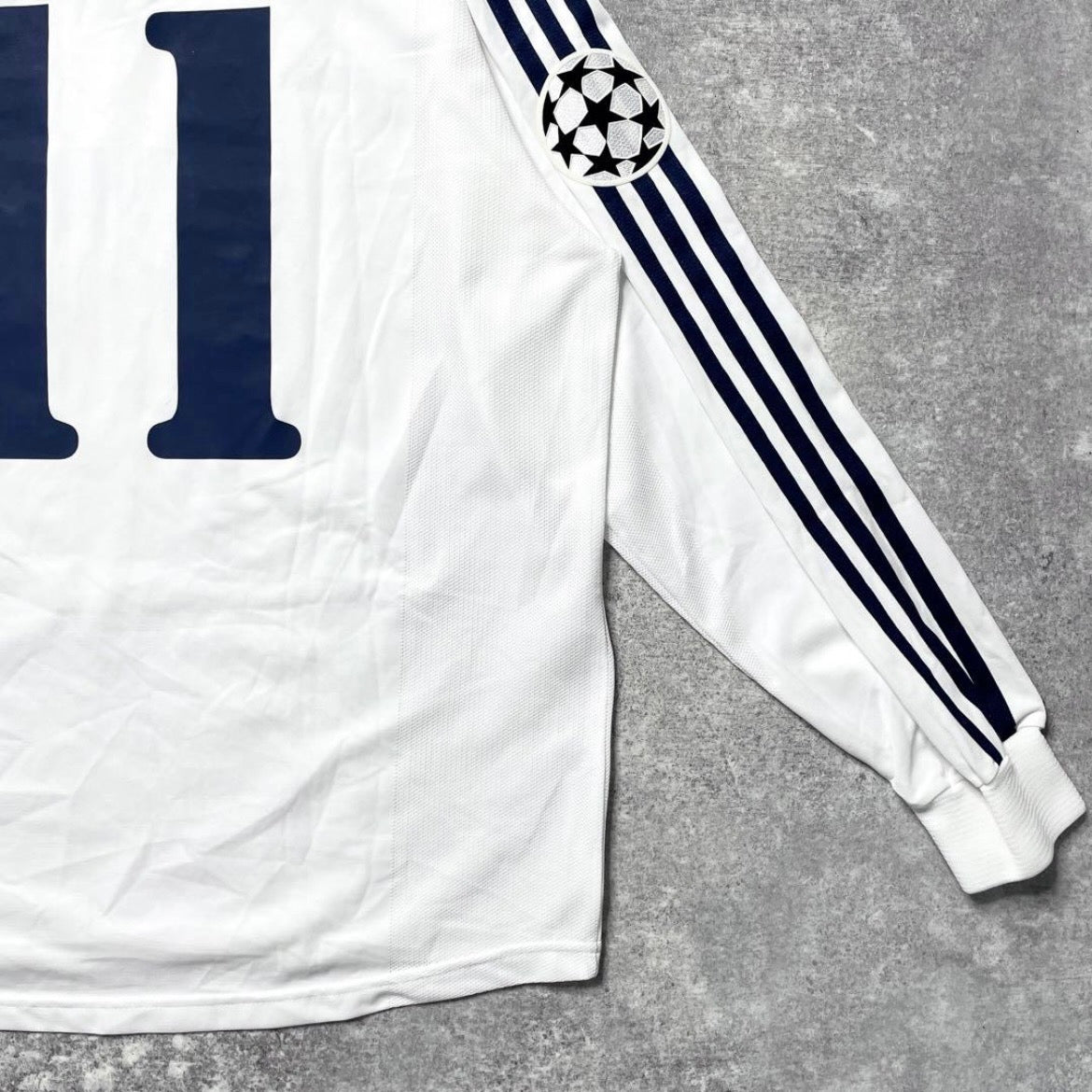【正規品2002-2003 adidas Real  Madrid Home UCL L/S RONALDO #11】