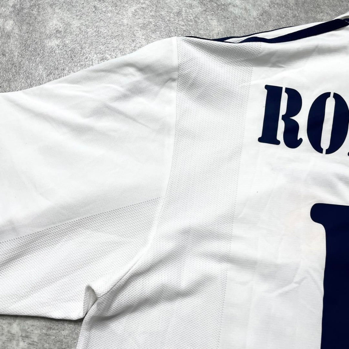 【正規品2002-2003 adidas Real  Madrid Home UCL L/S RONALDO #11】