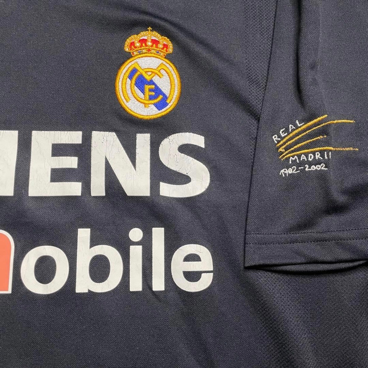 【正規品2002-2003 adidas Real  Madrid away 100th ZIDANE #5】