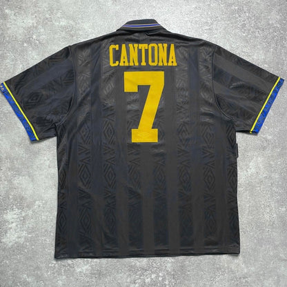 【正規品1993-1995 UMBRO Manchester United away CANTONA #7】