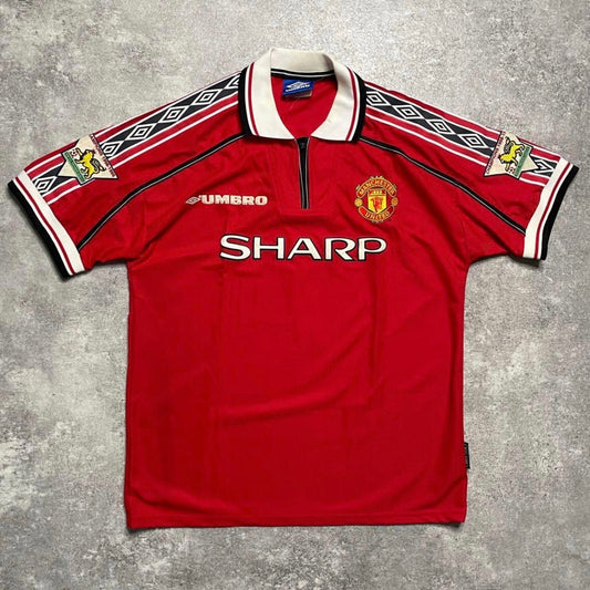 【正規品1998-2000 UMBRO Manchester United home Beckham #7】