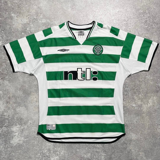 【正規品2001-2003 UMBRO Celtic home shirt】