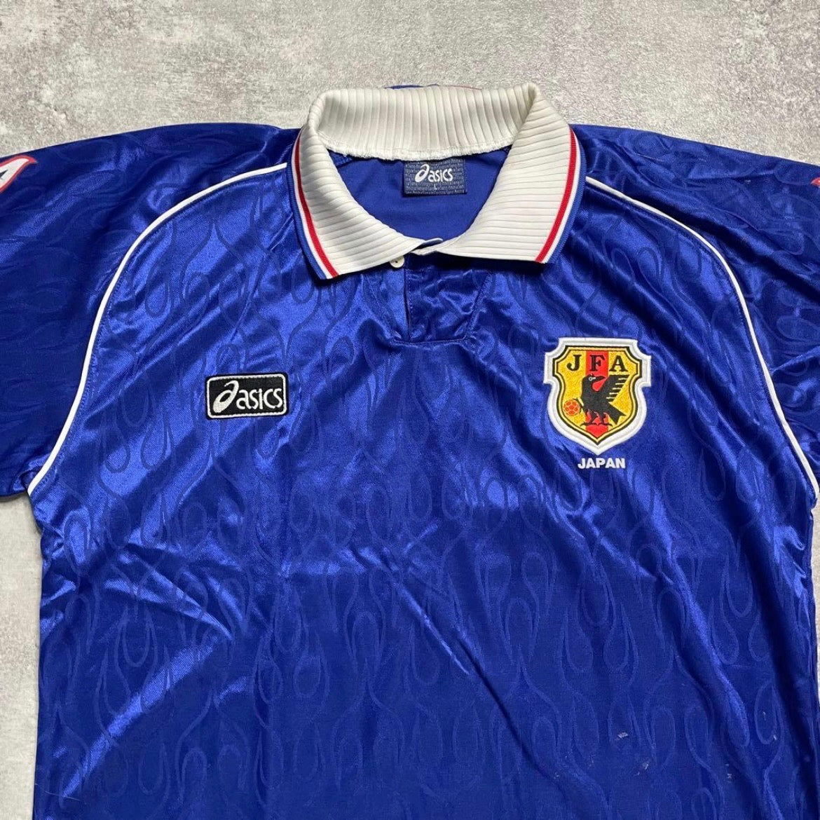 【正規品1998 asics Japan France World Cup home shirt】