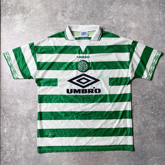 【正規品1997-1999 UMBRO Celtic Home shirt】