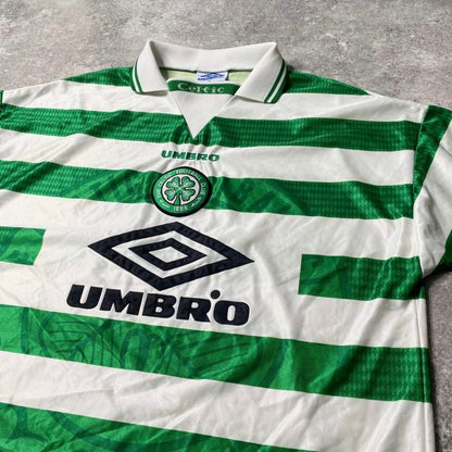 【正規品1997-1999 UMBRO Celtic Home shirt】