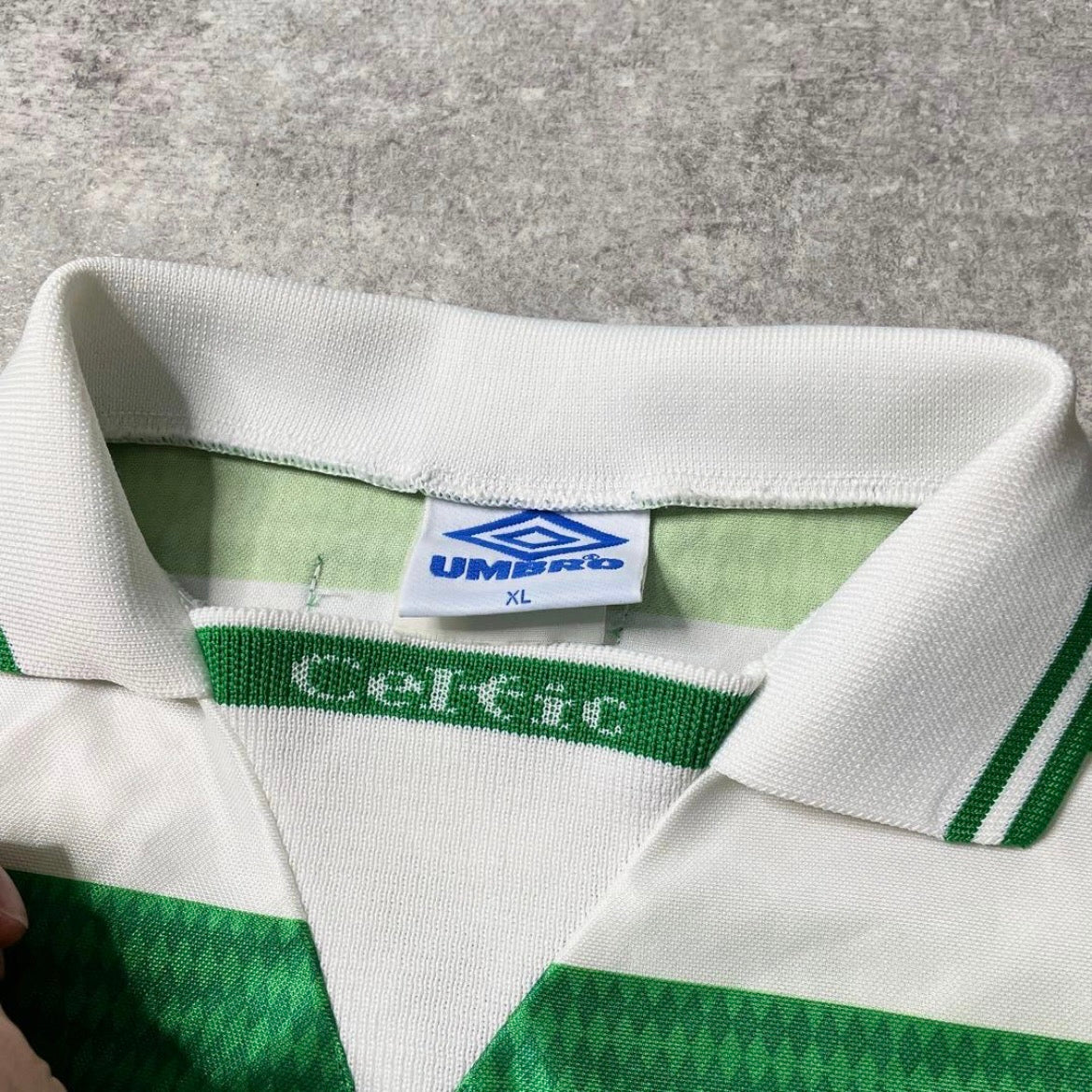 【正規品1997-1999 UMBRO Celtic Home shirt】