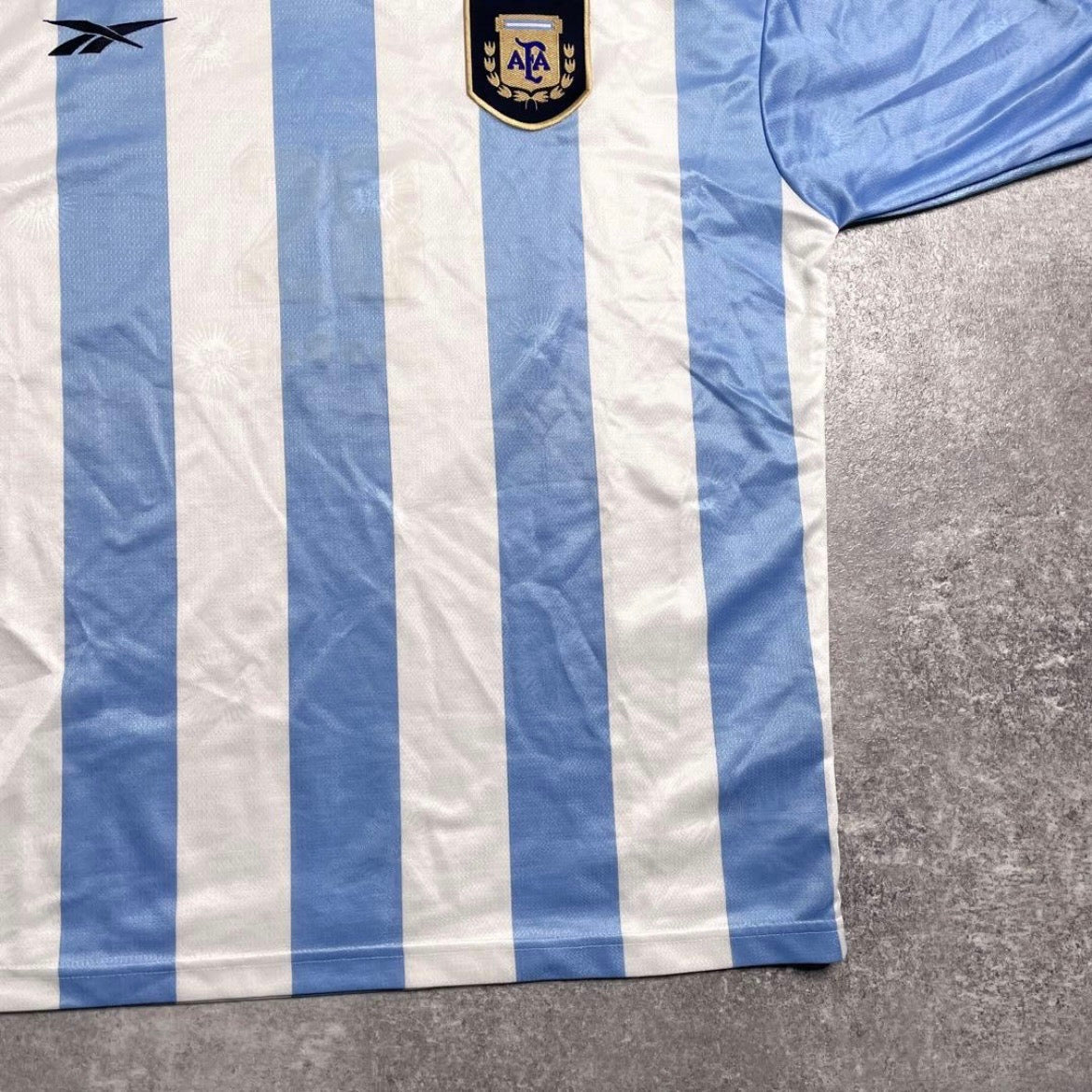 【正規品1999 Reebok Argentina home shirt】
