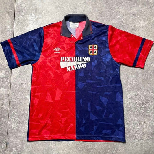 【正規品1990-1992 UMBRO Cagliari home shirt】