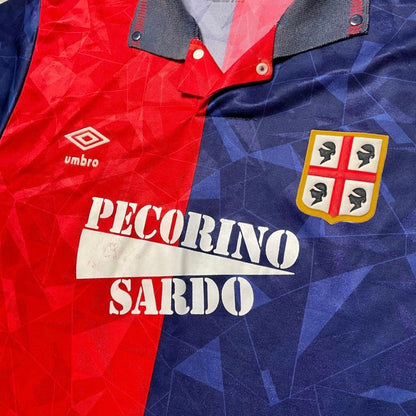 【正規品1990-1992 UMBRO Cagliari home shirt】