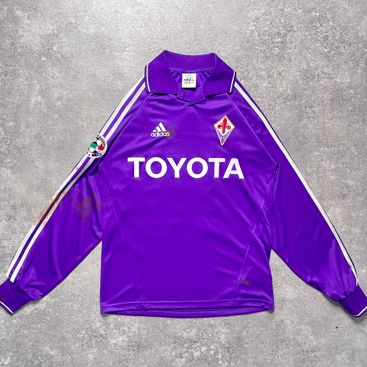 【正規選手支給実使用品2004-2005 Fiorentina home L/S NAKATA #10】