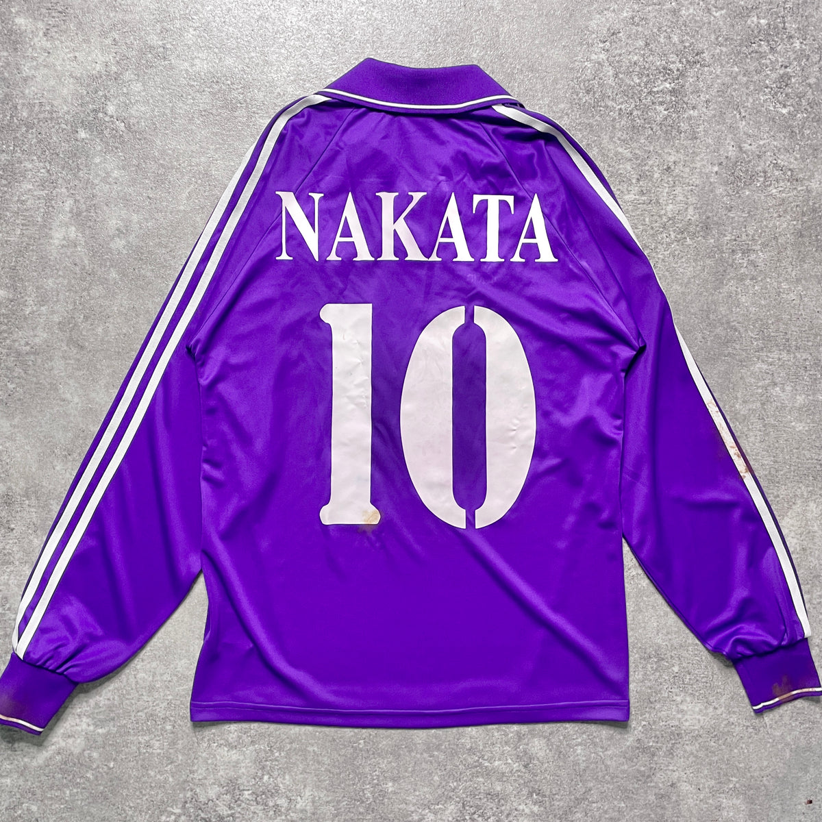 【正規選手支給実使用品2004-2005 Fiorentina home L/S NAKATA #10】
