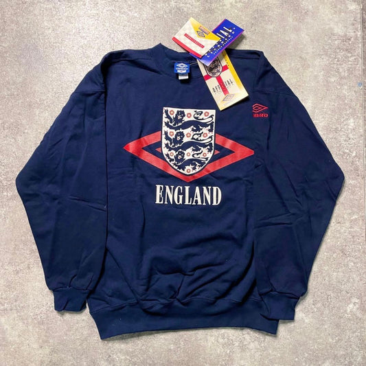 【BNWT正規品1990s UMBRO England training sweat top】