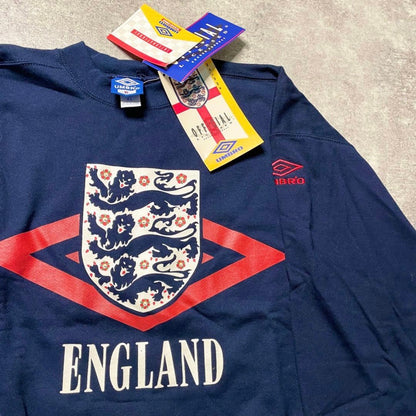 【BNWT正規品1990s UMBRO England training sweat top】