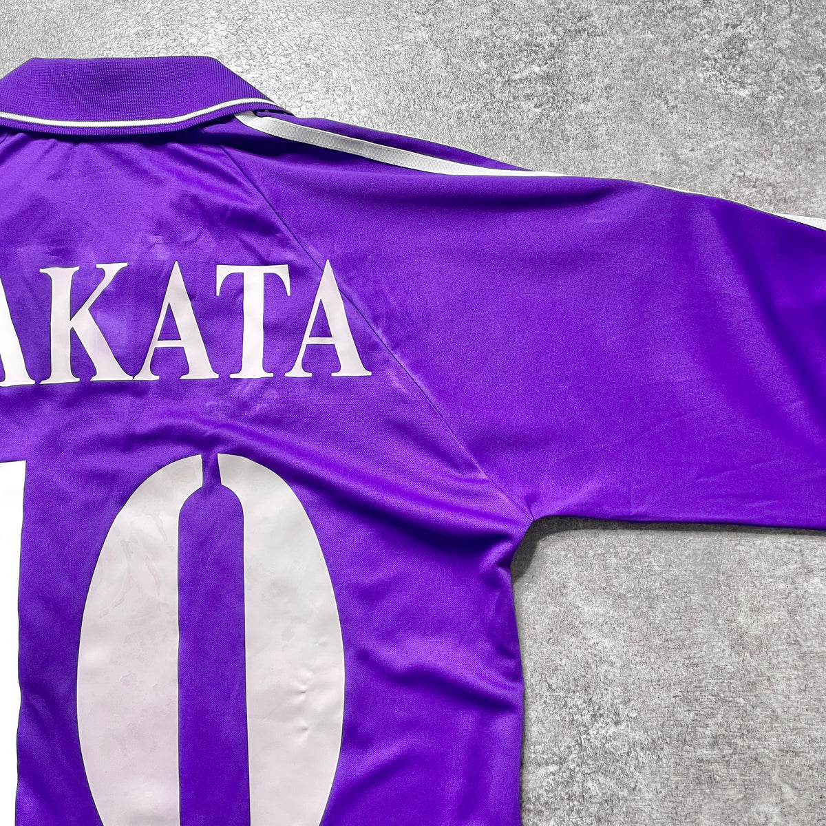 【正規選手支給実使用品2004-2005 Fiorentina home L/S NAKATA #10】