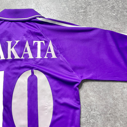 【正規選手支給実使用品2004-2005 Fiorentina home L/S NAKATA #10】