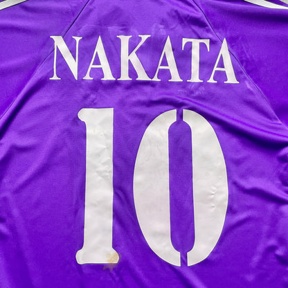 【正規選手支給実使用品2004-2005 Fiorentina home L/S NAKATA #10】