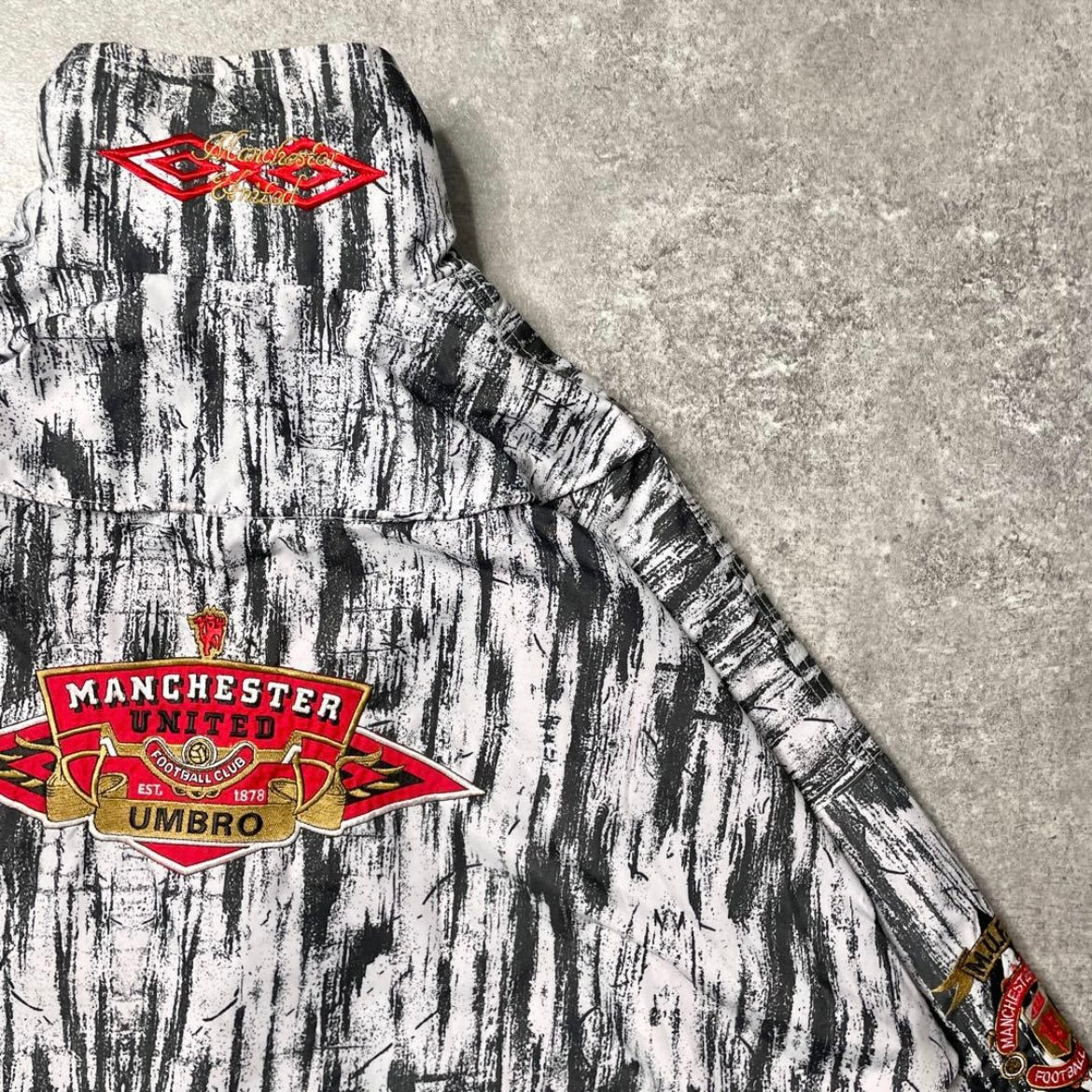 【正規品1992-1993 UMBRO Manchester United nylon track suits】
