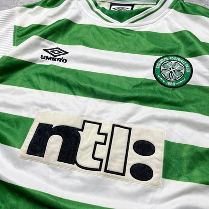 【正規品1999-2001 UMBRO Celtic home shirt】