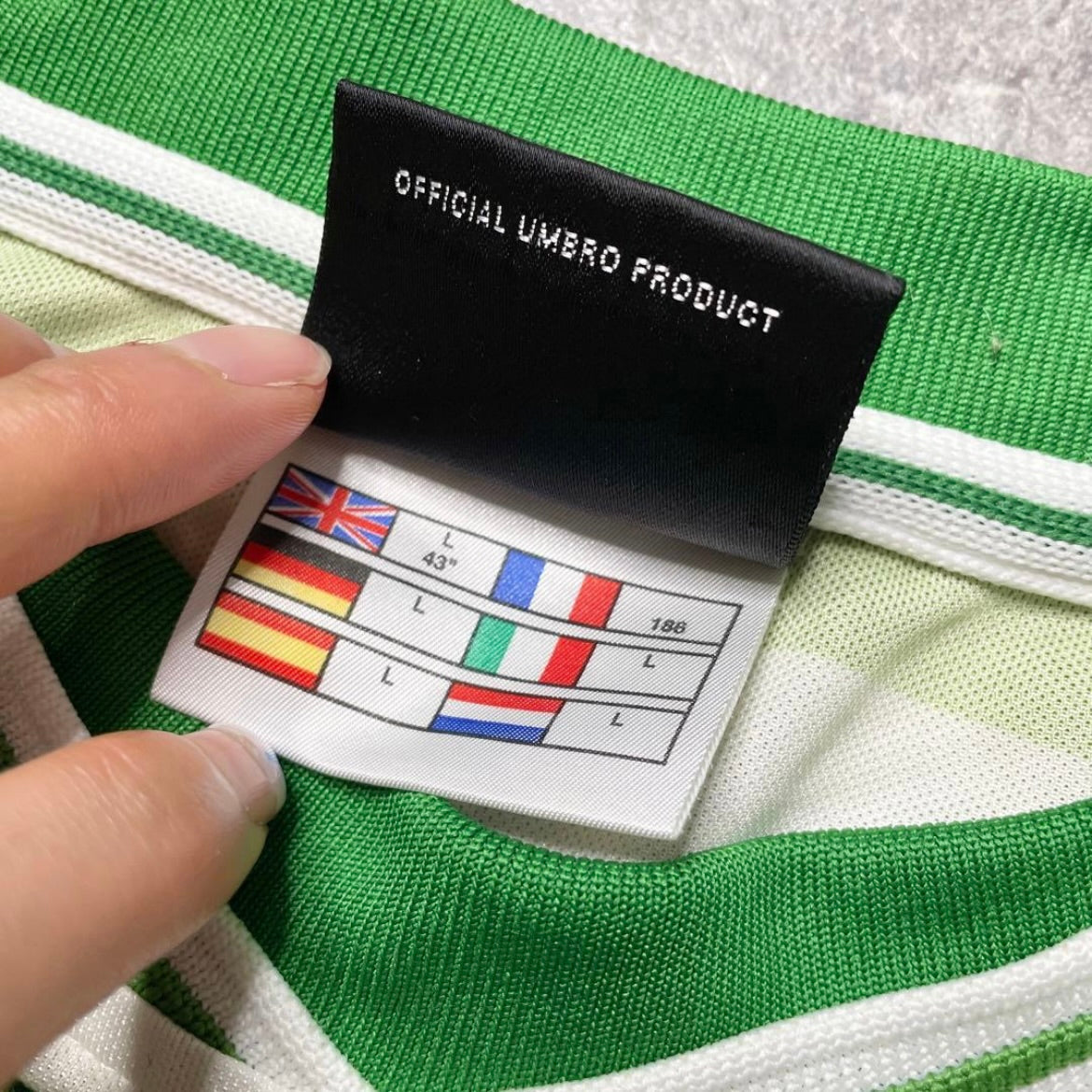 【正規品1999-2001 UMBRO Celtic home shirt】