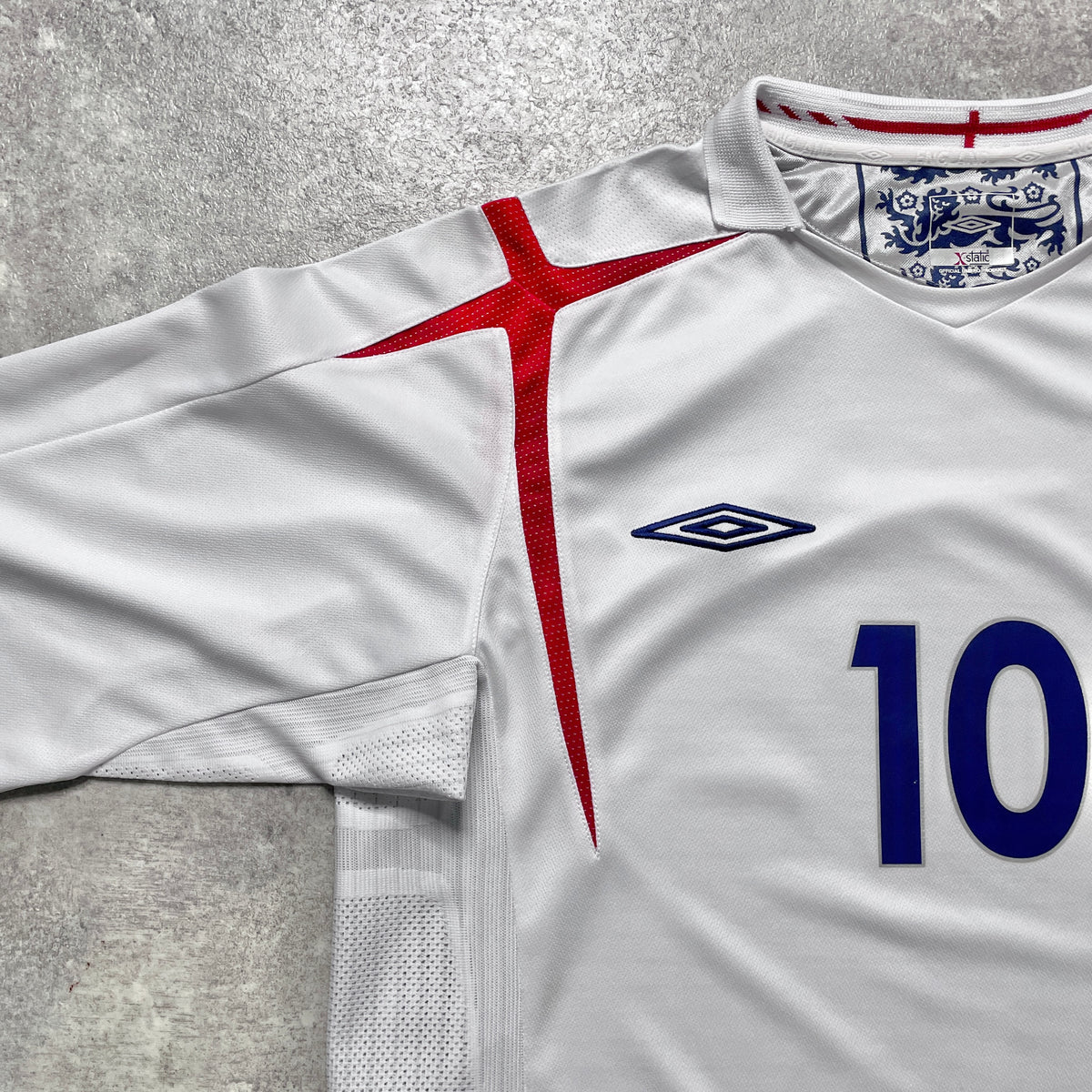 【正規品2005-2007 UMBRO England Home L/S OWEN #10】