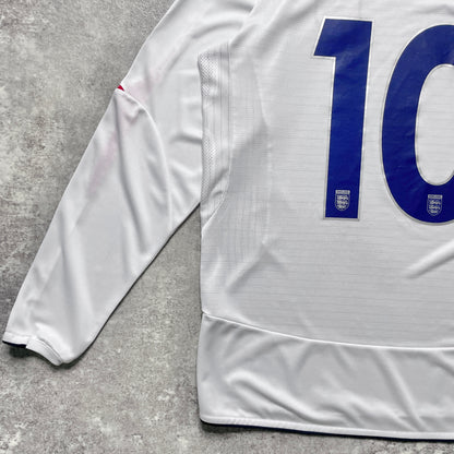 【正規品2005-2007 UMBRO England Home L/S OWEN #10】