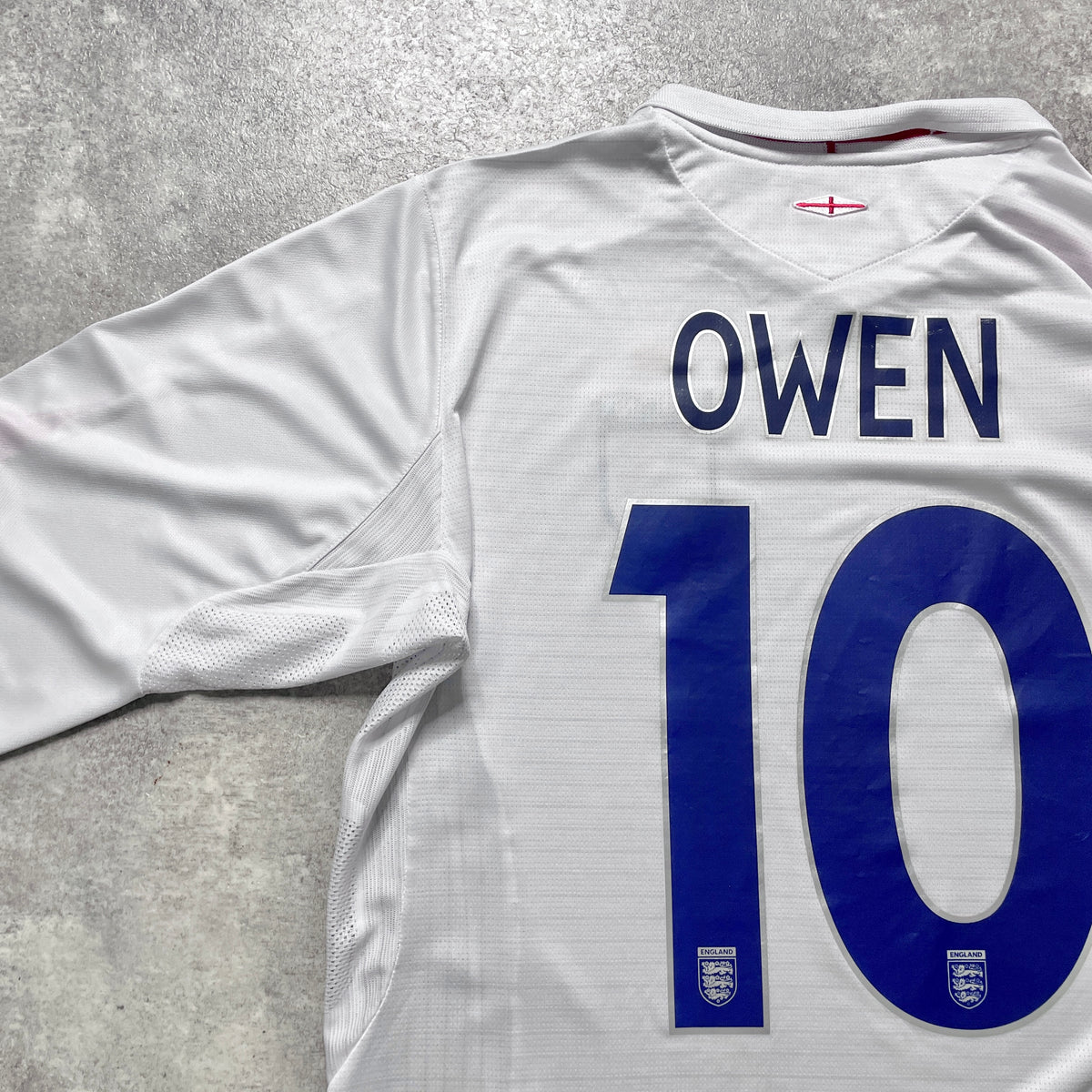 【正規品2005-2007 UMBRO England Home L/S OWEN #10】