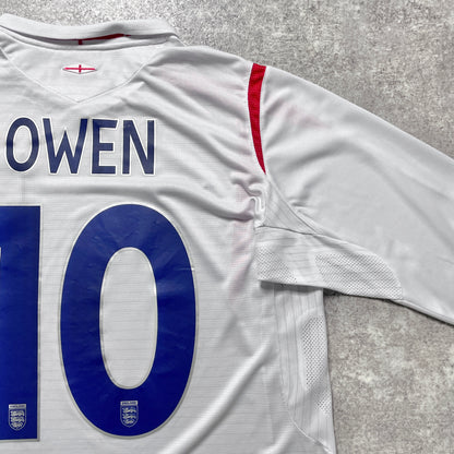【正規品2005-2007 UMBRO England Home L/S OWEN #10】