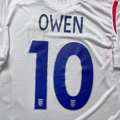 【正規品2005-2007 UMBRO England Home L/S OWEN #10】