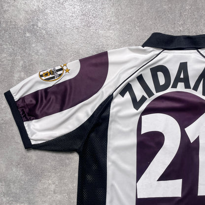 【正規品1997-1998 kappa Juventus home ZIDANE #21】