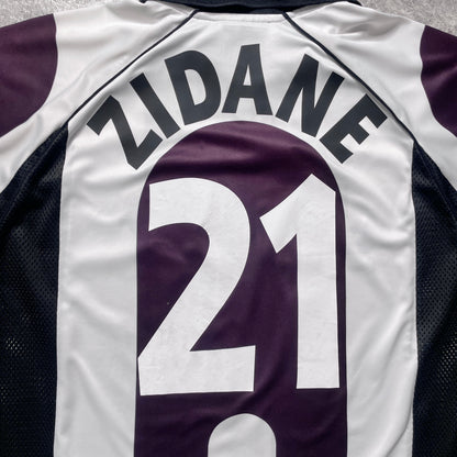 【正規品1997-1998 kappa Juventus home ZIDANE #21】