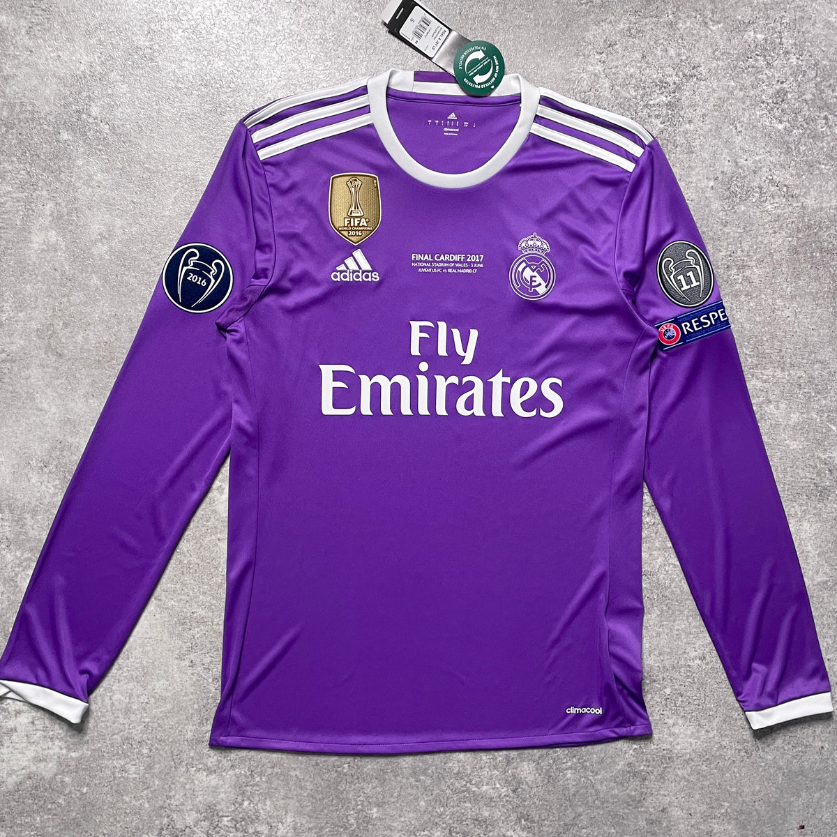 【BNWT正規品2016-2017 adidas Real Madrid away UCL Final RONALDO #7】