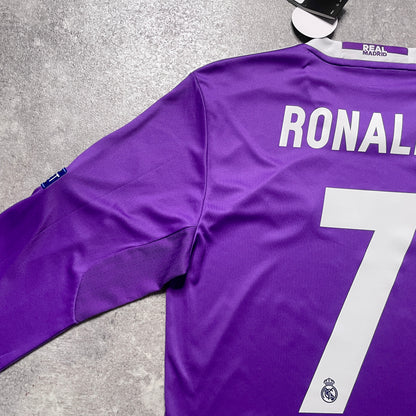 【BNWT正規品2016-2017 adidas Real Madrid away UCL Final RONALDO #7】