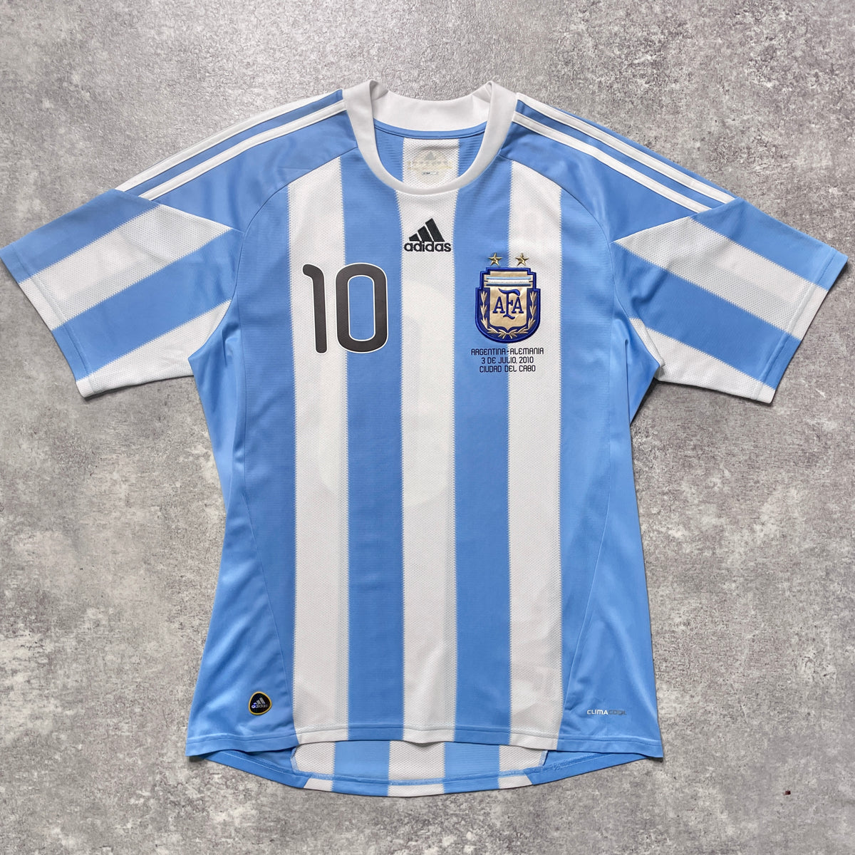 【正規品2010-2011 adidas Argentina home MESSI #10】