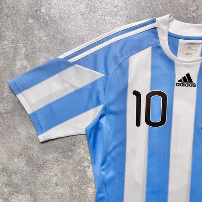 【正規品2010-2011 adidas Argentina home MESSI #10】