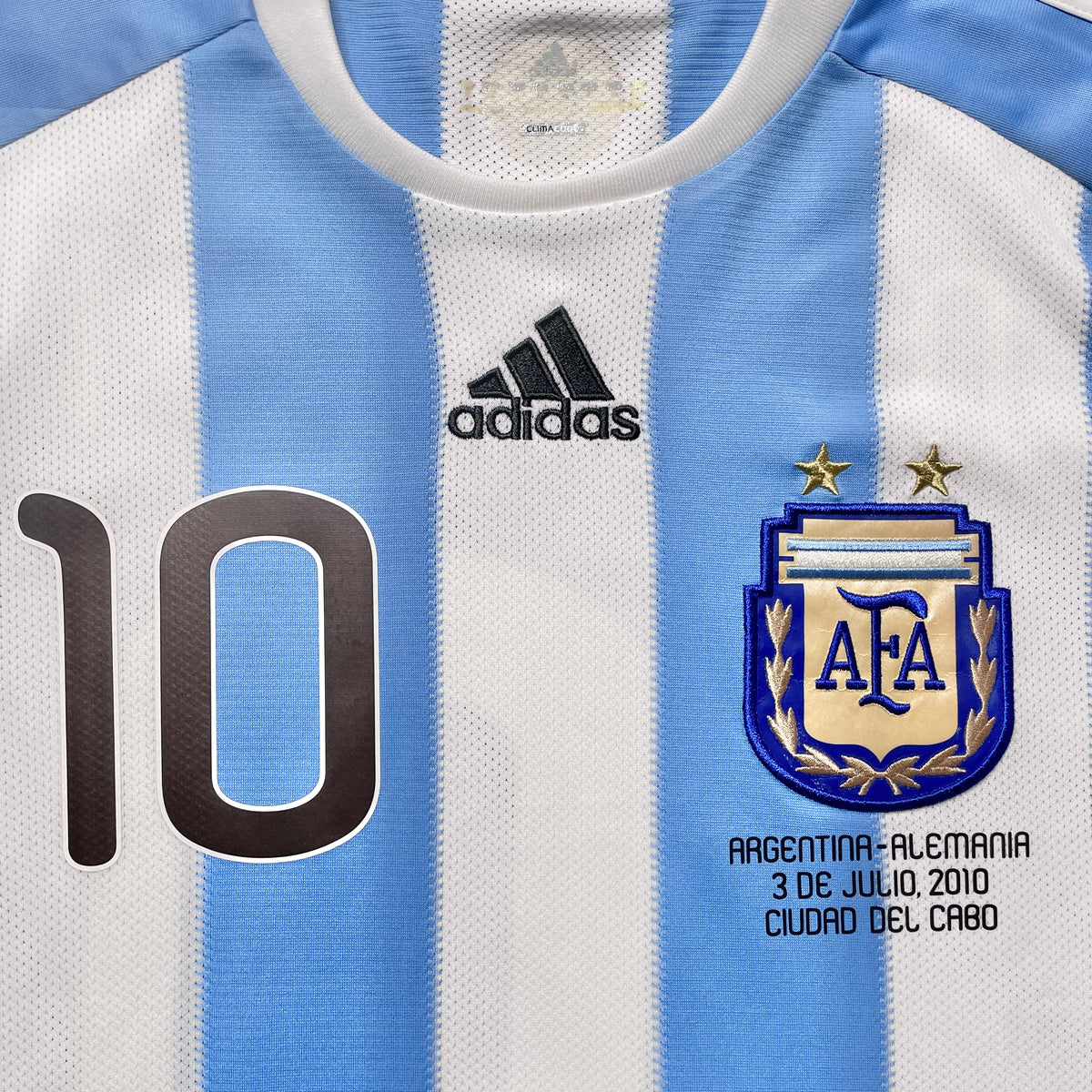 【正規品2010-2011 adidas Argentina home MESSI #10】