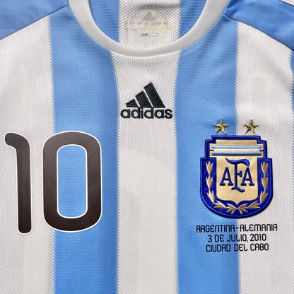 【正規品2010-2011 adidas Argentina home MESSI #10】