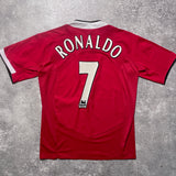 【正規品2004-2006 NIKE Manchester United home RONALDO #7】