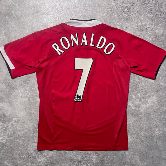 【正規品2004-2006 NIKE Manchester United home RONALDO #7】