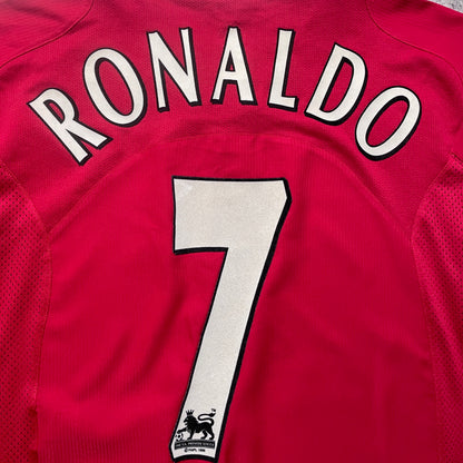 【正規品2004-2006 NIKE Manchester United home RONALDO #7】